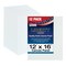 12 X 16 Inch Professional Art Canvas Board Panels 12 Pack - 8 Ounce Heavyweight Cotton Acid Free Canvases for Painting Acrylics and Watercolor (1 Case of 12 Single Canvas Painting Panels)